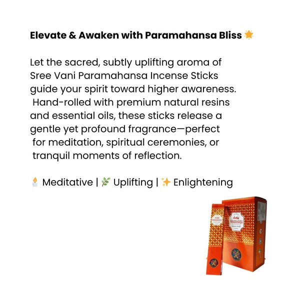 Sree Vani Paramahansa Incense Sticks