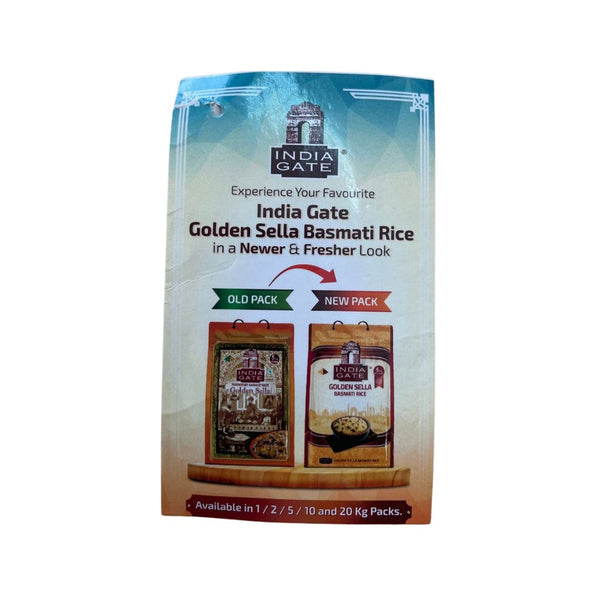India Gate Parboiled Basmati Rice Golden Sella