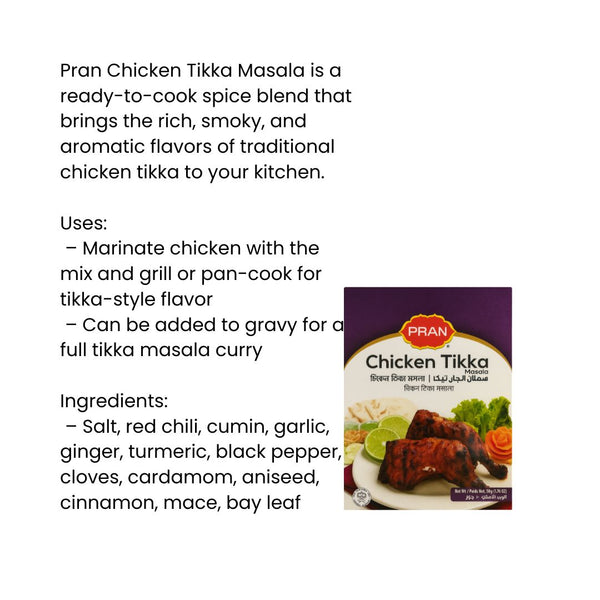 Pran Chicken Tikka Masala 50g|BB:13.DEC.2026