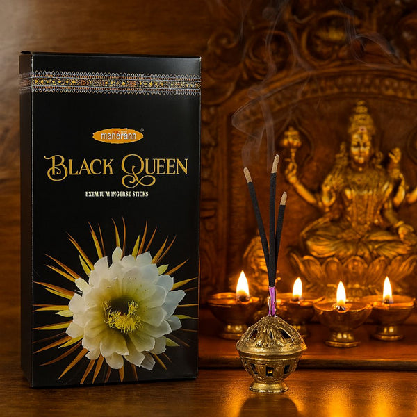 Maharani Black Queen Premium Incense Sticks Pack of 6