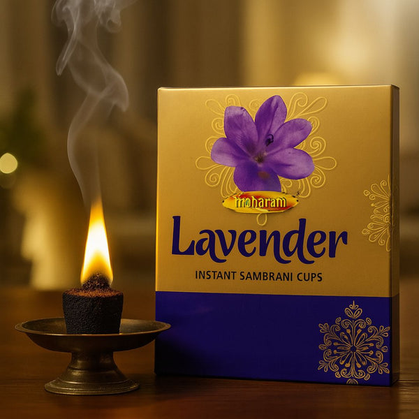 Maharani Lavender Instant Sambrani Cups