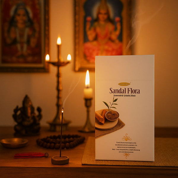 Maharani Sandal Flora Premium Flora Incense Sticks Pack of 6