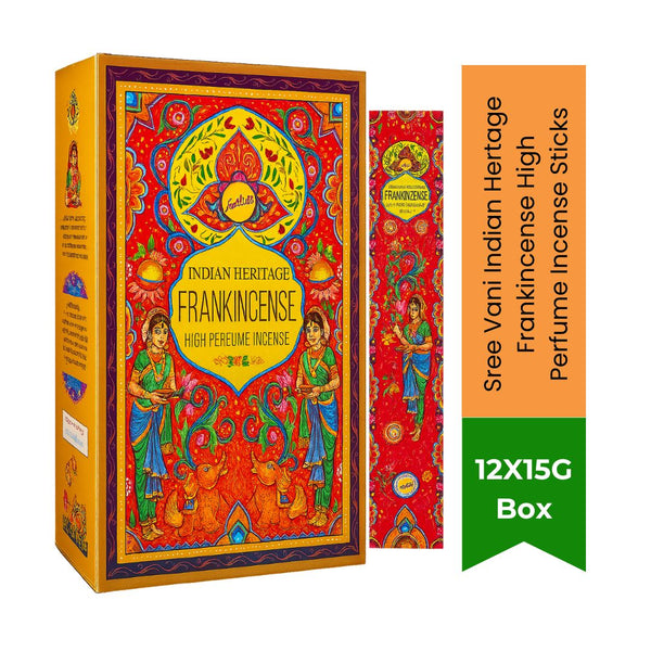 Sree Vani Indian Hertage Frankincense High Perfume Incense Sticks