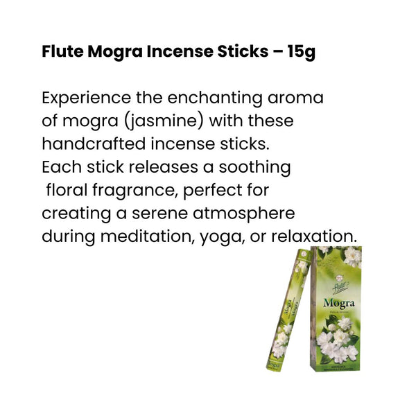 Flute Mogra Incense Sticks