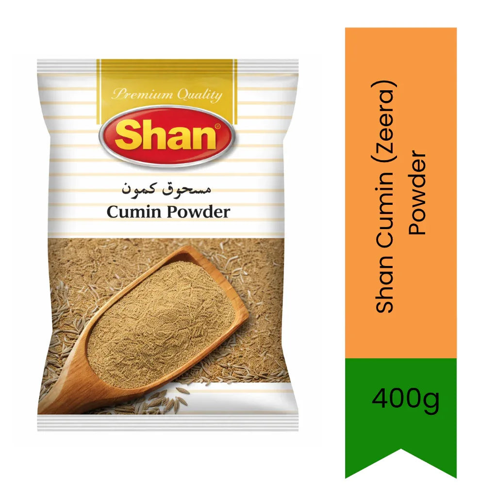 Shan Cumin (Jeera) Powder 400g | Perfect for Chicken, Curries, Rice & Roasted Veg | Go-To Spice for Home Cooking | South Africa | India Bazaar