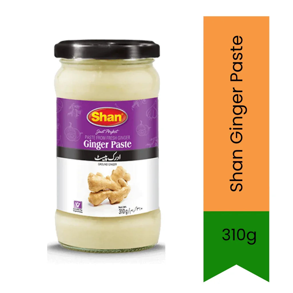 Shan Ginger Paste (Adrak Paste) | 310g - Ready-to-Use Ginger Cooking Base for Soups, Curries & Marinades, Fresh Flavor Made Easy | South Africa | India Bazaar