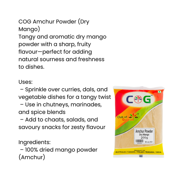 COG Amchur Powder Dry Mango |BB:26.MAR.2027