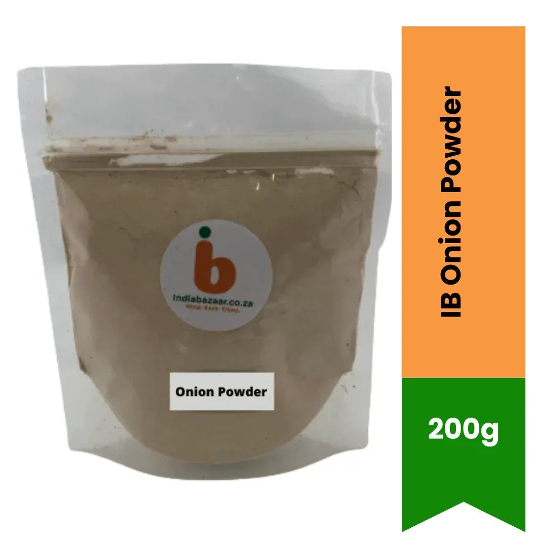 IB Onion Powder (Kanda / Dungri Powder) | 100g - Dehydrated Ground Onion Seasoning for Instant Savoury Flavor in Soups, Sauces, Marinades & Rubs | South Africa | India Bazaar