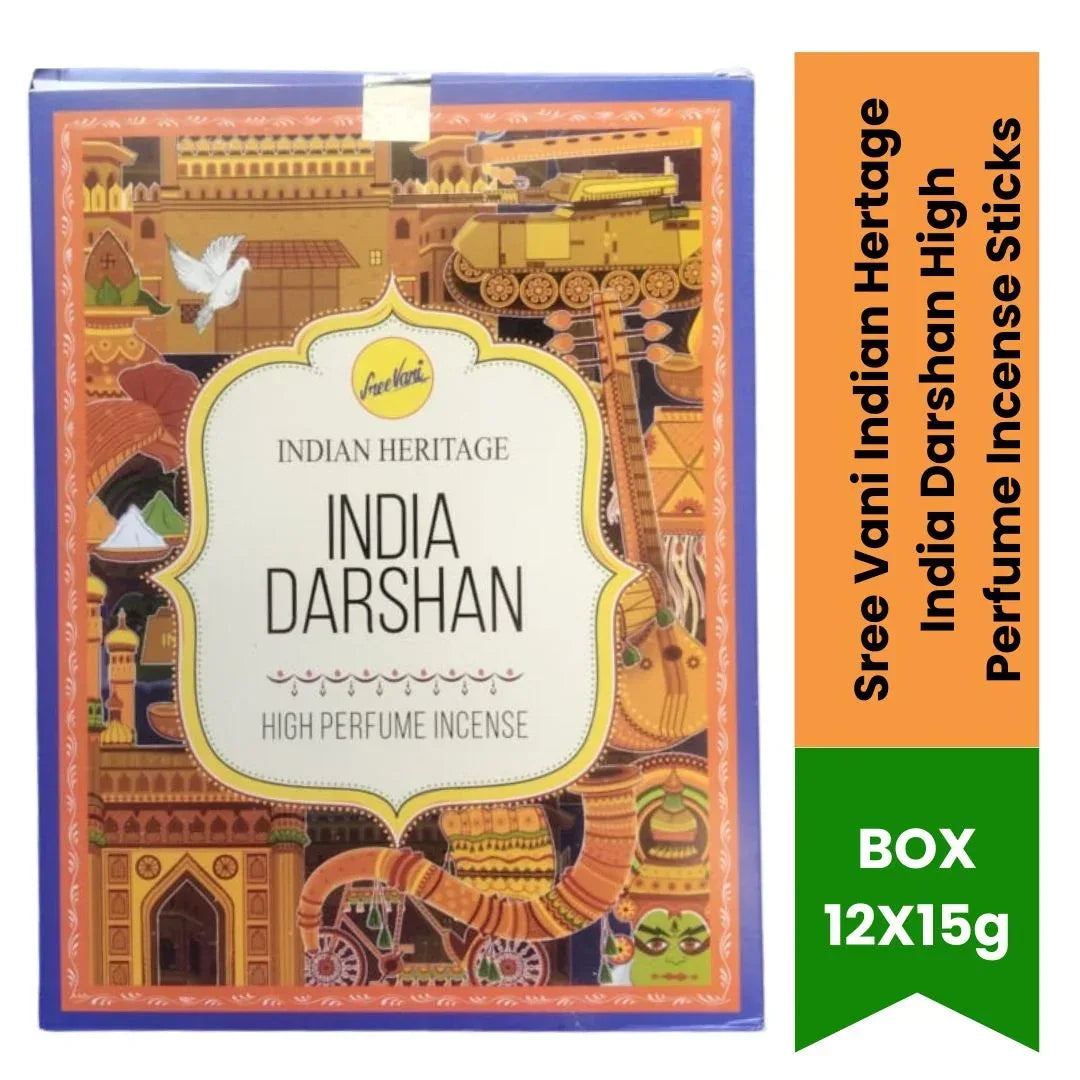 Sree Vani Indian Heritage India Darshan High Perfume Incense Sticks