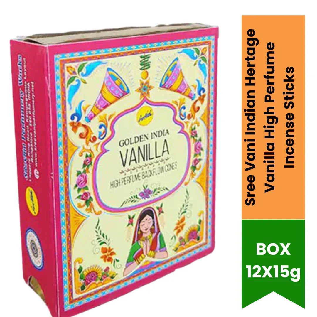 Sree Vani Indian Heritage Vanilla High Perfume Incense Sticks