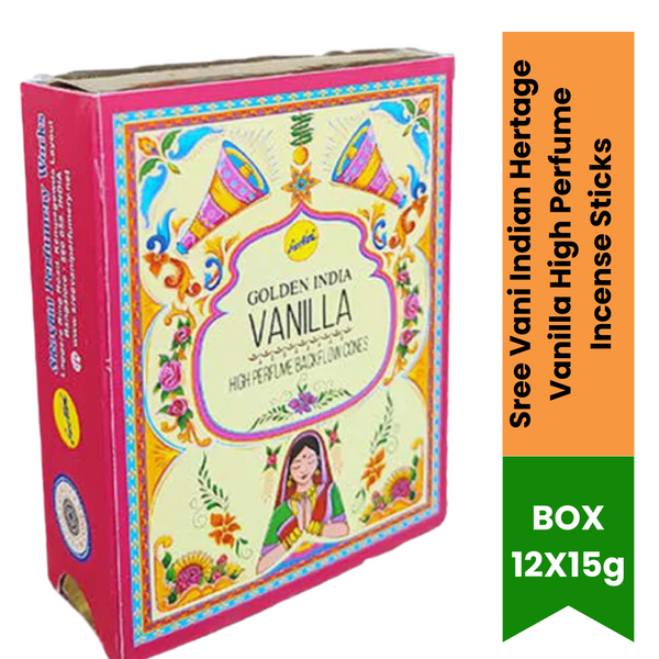 Sree Vani Indian Hertage Vanilla High Perfume Incense Sticks
