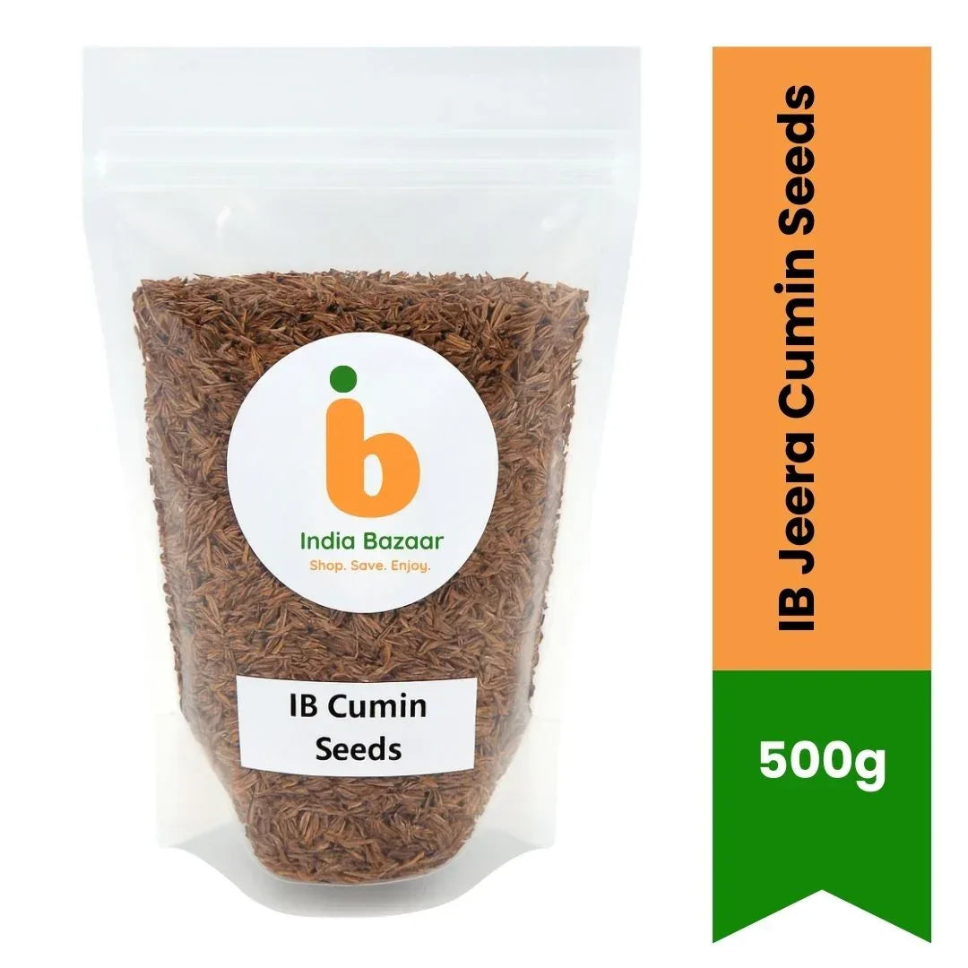 IB Cumin Seeds (Akha Jeera Whole) | 200g - Earthy Aromatic Core Seeds for Hot Oil Tempering, Tadka Rice Dishes & Base Flavoring | South Africa | India Bazaar