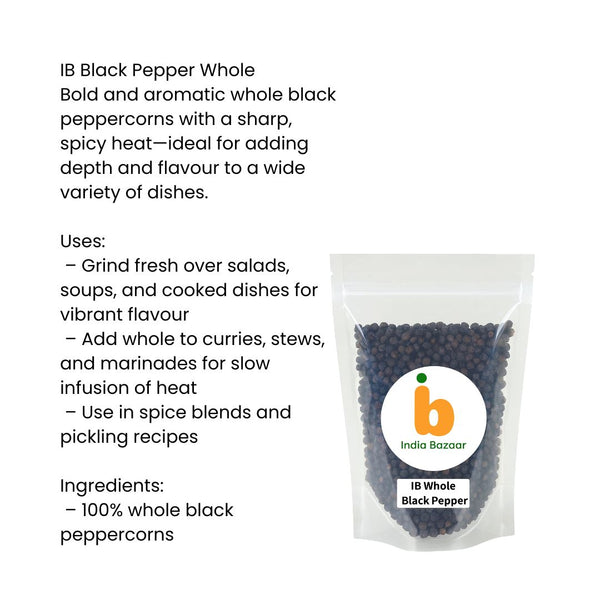 IB Black Pepper Whole