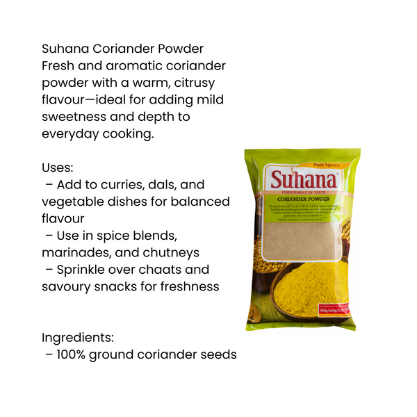 Suhana Coriander Powder 400g |BB:JAN.2027