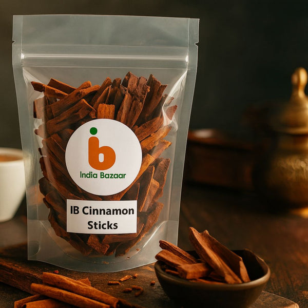 IB Cinnamon Sticks Split 100gm – Pure Dalchini for Indian Cooking, Baking & Wellness