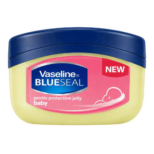 Vaseline Blue Seal Baby Petroleum Jelly - Gentle Rash Guard Care | Prevents Diaper Rash & Protects Delicate Skin | South Africa | India Bazaar