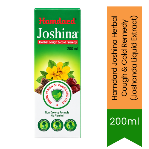 Hamdard Joshina Herbal Cough & Cold Remedy (Joshanda Liquid Extract) - Traditional Unani Formula | Fast Relief for Sore Throat & Congestion | South Africa | India Bazaar