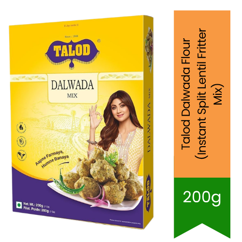 Talod Dalwada Flour (Instant Split Lentil Fritter Mix) | 200g - Traditional Gujarati Snack Batter | Crispy Outside, Soft Inside & Authentic Spice Flavor | South Africa | India Bazaar