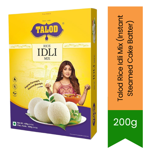 Talod Rice Idli Mix (Instant Steamed Cake Batter) | 200g - Traditional South Indian Breakfast Flour | Soft, Fluffy Texture & Authentic Taste | South Africa | India Bazaar
