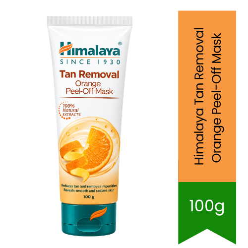 Himalaya Tan Removal Orange Peel-Off Mask | 100g - Deep Cleansing Sun Tan Removal Formula | Reveals Clear, Fresh & Radiant Skin | South Africa | India Bazaar