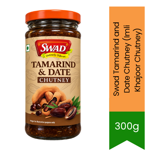 Swad Tamarind and Date Chutney (Imli Khajoor Chutney) | 300g - Traditional Sweet & Tangy Dip | Authentic Flavor, Premium Ingredients & Rich Taste | South Africa | India Bazaar