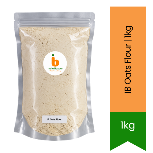 IB Oats Flour | 1kg - For Baking, Pancakes & Smoothies | High Fibre Flour for Healthy Cooking | South Africa | India Bazaar