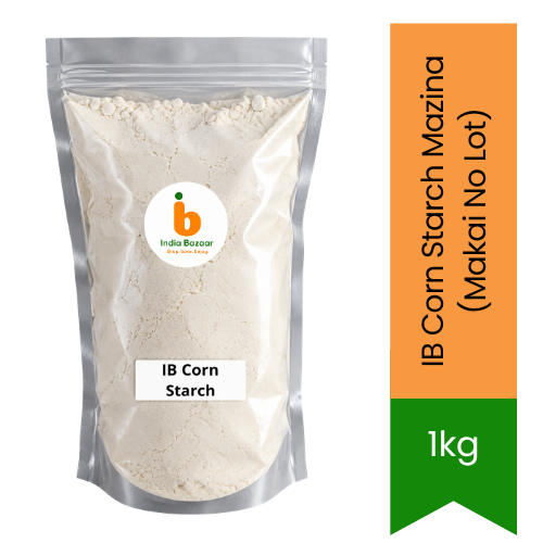 IB Corn Starch Mazina (Makai No Lot) | 1kg - Premium Fine Thickening Flour for Chinese Gravies, Crispy Fritters, Soups & Baking | South Africa | India Bazaar