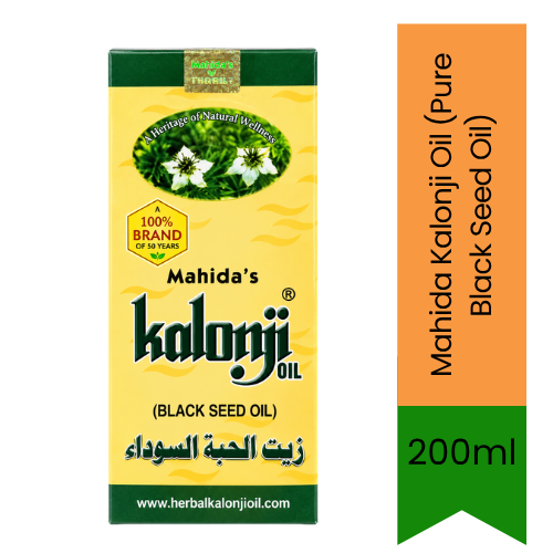 Mahida Kalonji Oil (Pure Black Seed Oil) | OLD-Pressed Black Cumin Seed Fluid for Boosting Immunity, Hair Growth & Daily Metabolic Health | South Africa | India Bazaar