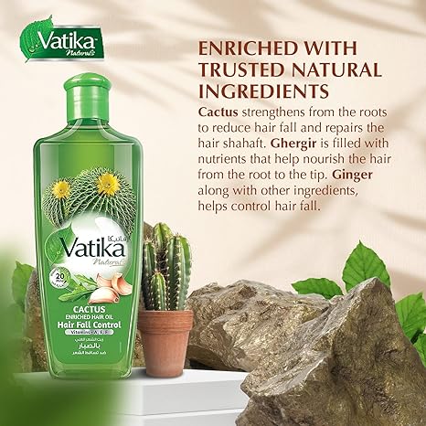 Dabur Vatika Cactus Hair Oil |BB:MAY.2026