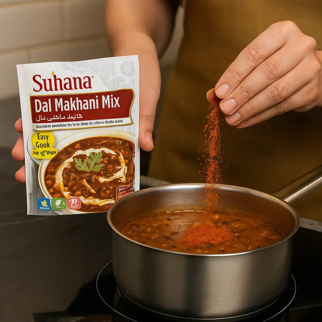 Suhana Dal Makhani Mix 50g | Make Creamy Bean & Lentil Curry with Butter for Rice, Roti or Pap | Easy Comfort Meal | South Africa | India Bazaar