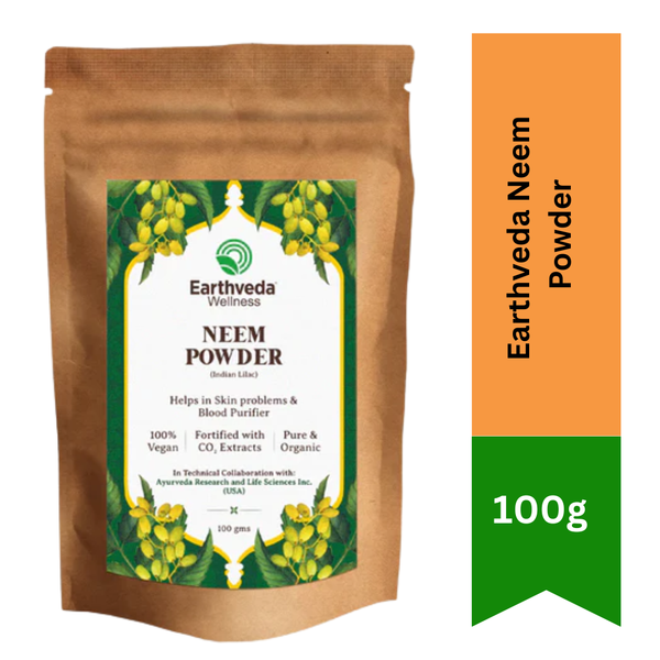 Earthveda Neem Powder|BB:MAY.2027