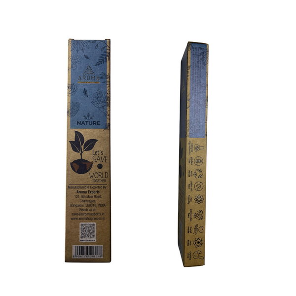 Organic Incense White Sage_ Salvia Blanca AROMA Nature - 8 sticks 1h duration