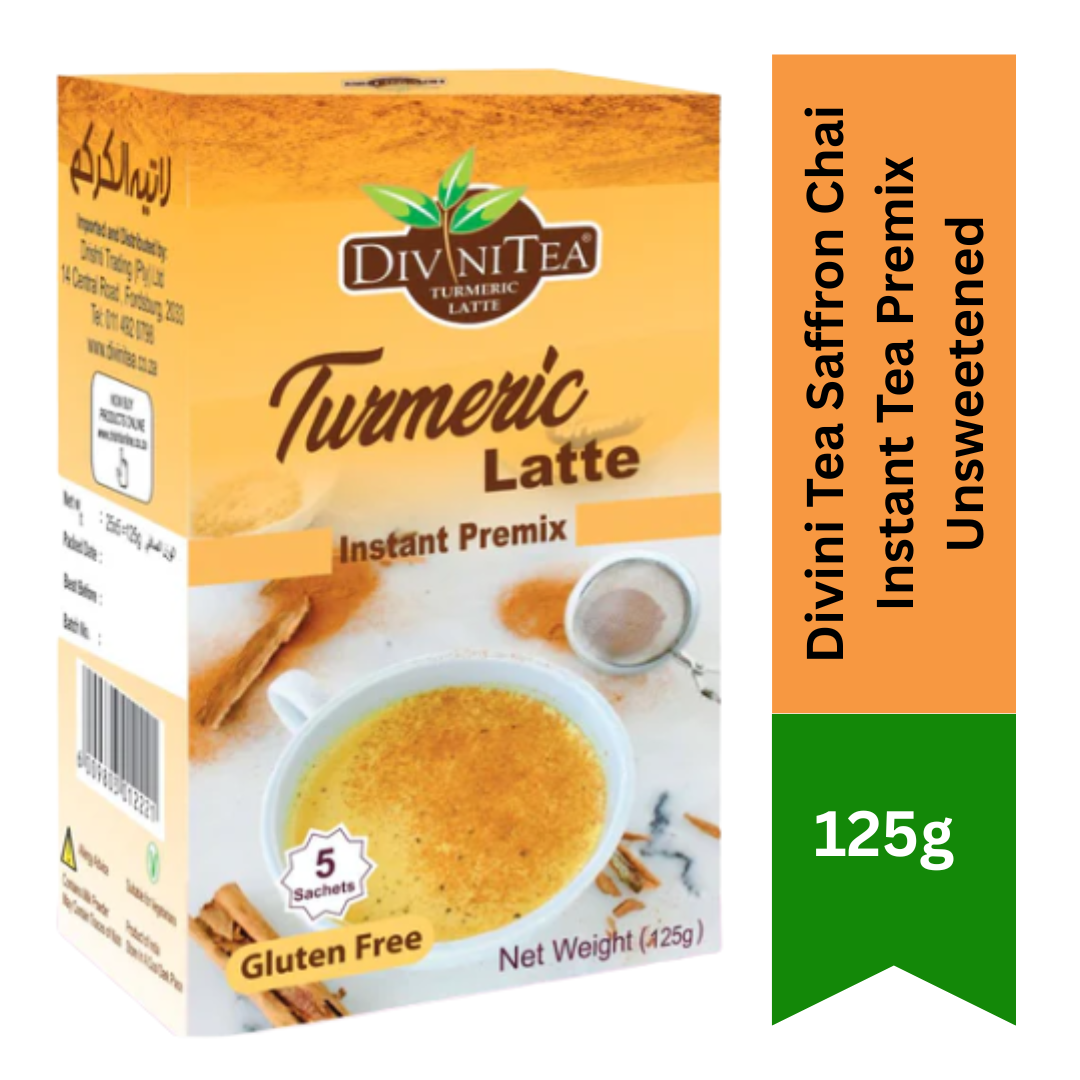Divini Tea Turmeric Latte Instant Premix Gluten Free|BB:01.OCT.2026