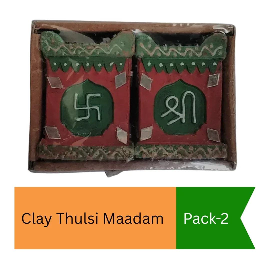 Clay Tulsi Maadam Pack of 2
