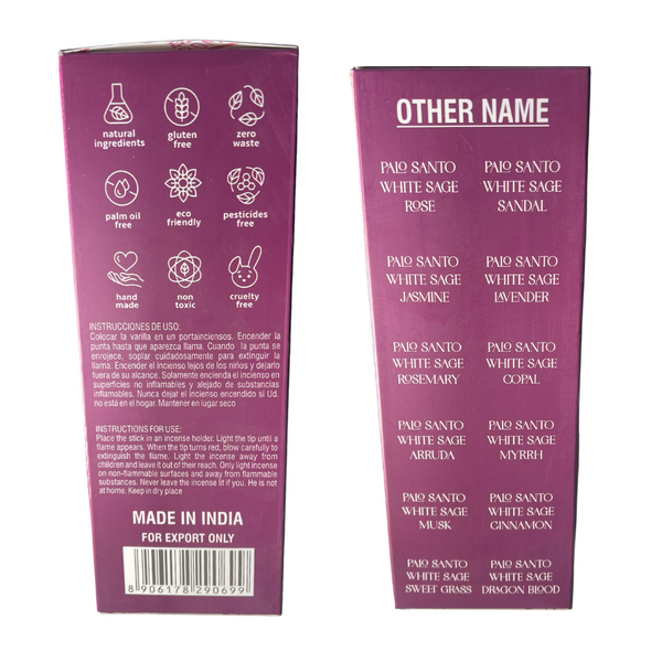 Aroma Trio Series Palo Santo |White Sage & Musk Masala