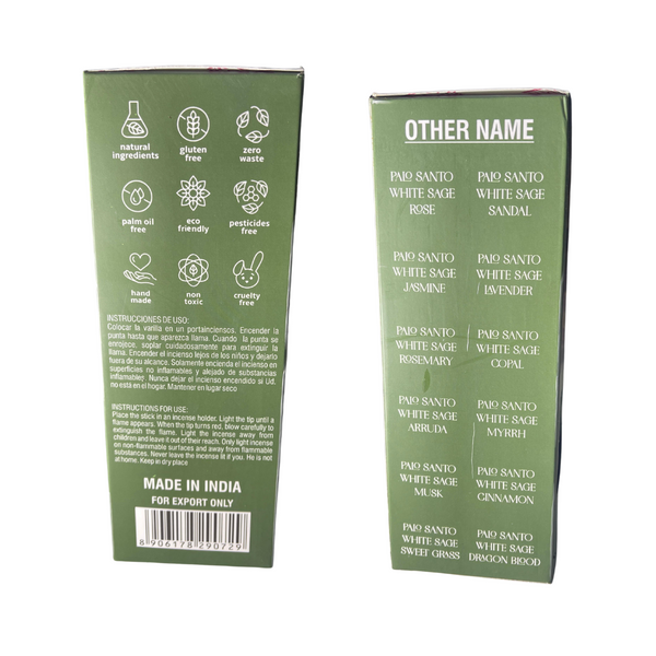 Aroma Trio Series Palo Santo |White Sage & Sweet Grass Masala