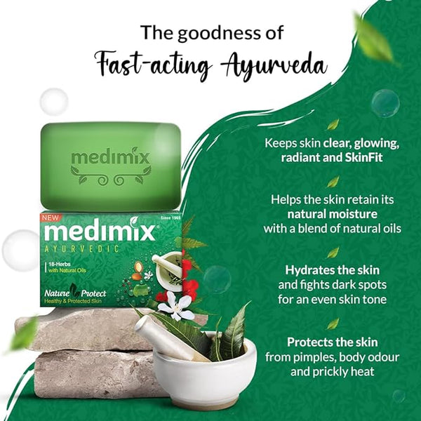 Medimix Ayurvedic 18 Herb Soap |BB:APR.2026
