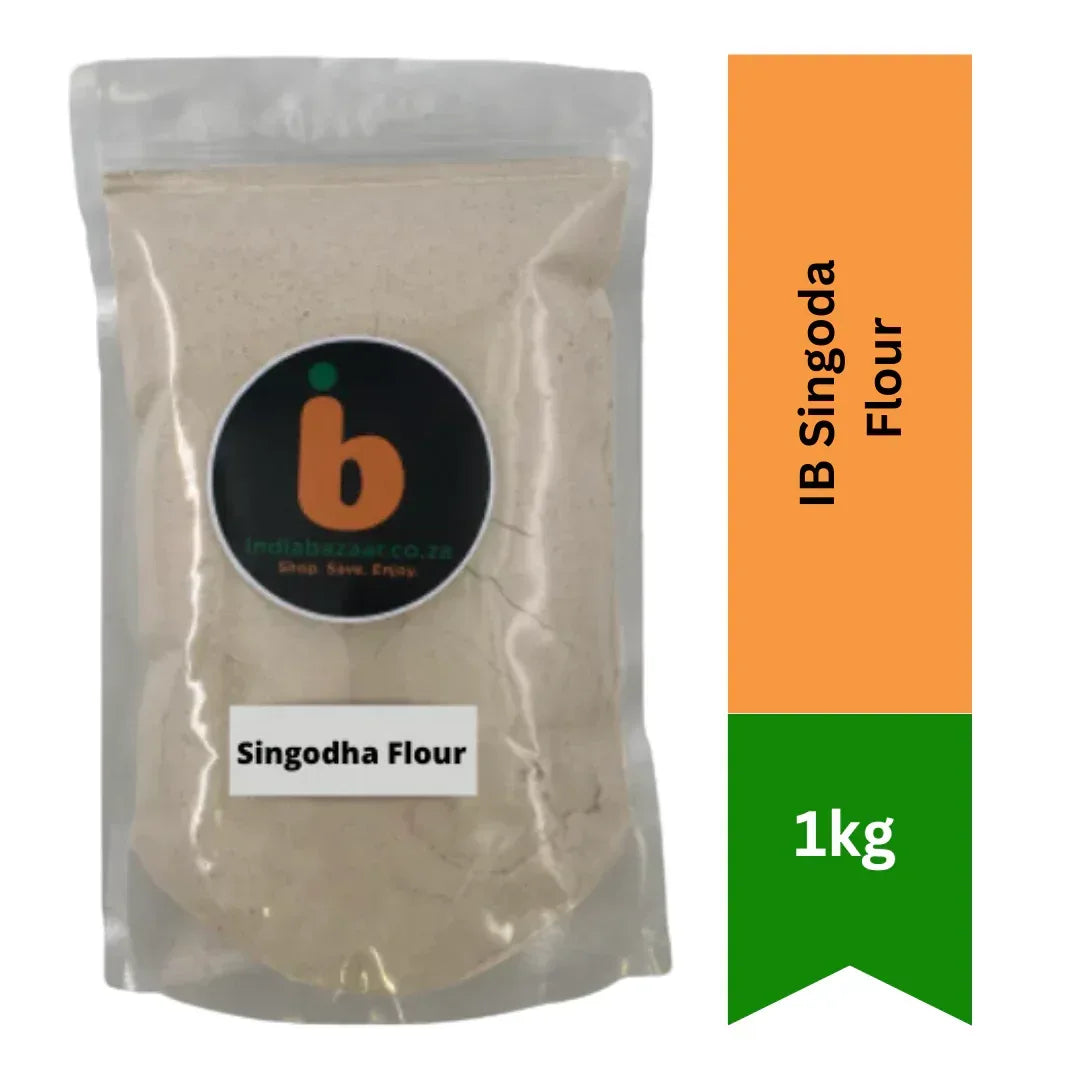 IB Water Chestnut Flour / Singhara (Singoda) Flour | 1kg - Gluten-Free Flour for Baking, Pancakes & Fasting Recipes, Light & Easy to Digest | South Africa | India Bazaar