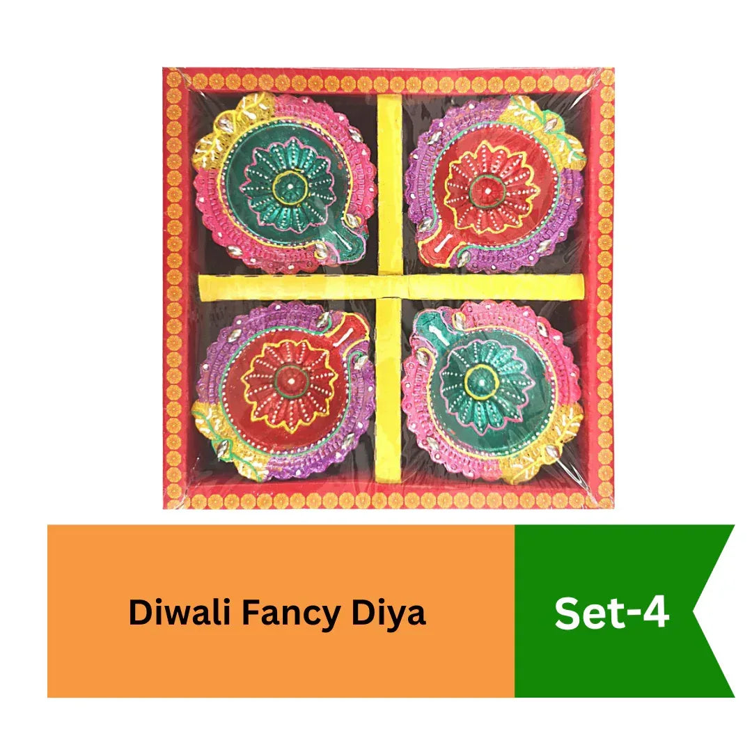 Diwali Fancy Diya Set of 4