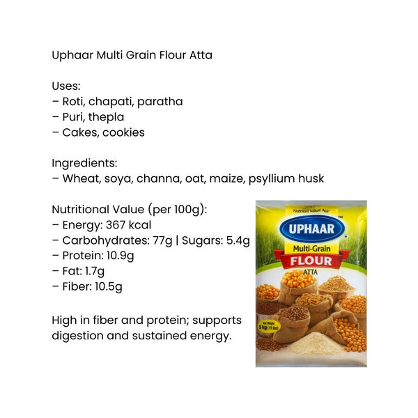 Uphaar Multi Grain Flour Atta |BB:10.OCT.2026