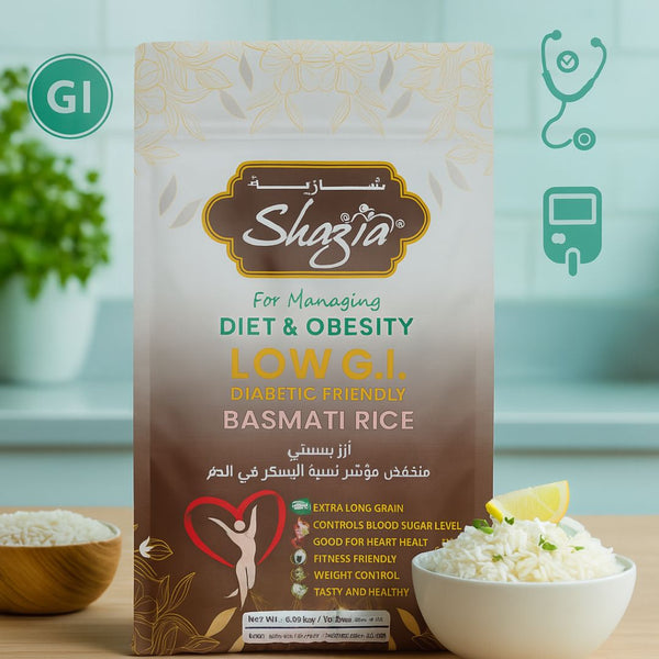 Shazia Low G.I. Diabetic Friendly Basmati Rice – Gesonde Keuse vir Mzansi