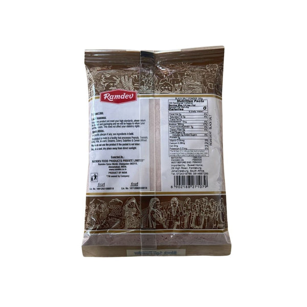 Ramdev Kala Namak (Black Salt) Powder 100g – Authentic Indian Salt|BB:FEB.2027