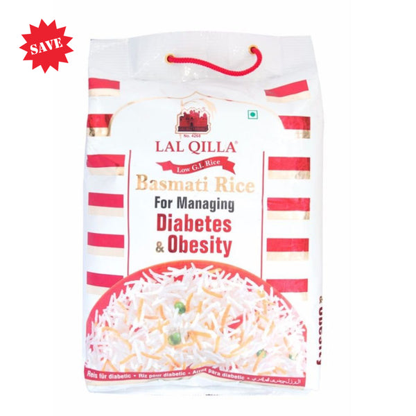 Lal Qilla Basmati Rice Suitable for Diabetes & Obesity