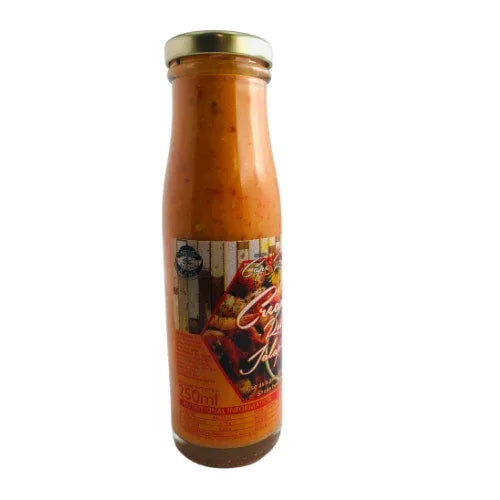 Cape Recipe Creamy Red Jalapeno Sauce | 250ml - Smooth Tangy Mildly Spiced Pepper Dipping Condiment, Ideal Dressing for Gourmet Burgers, Chips & Wraps | South Africa | India Bazaar