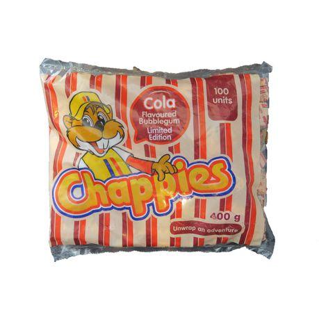 Chappies Cola Bubblegum Bulk Tub | 100-Piece Pack - Fizzy Cola Soda Flavoured Traditional Chewing Gum, Perfect Party Favor Snack | South Africa | India Bazaar