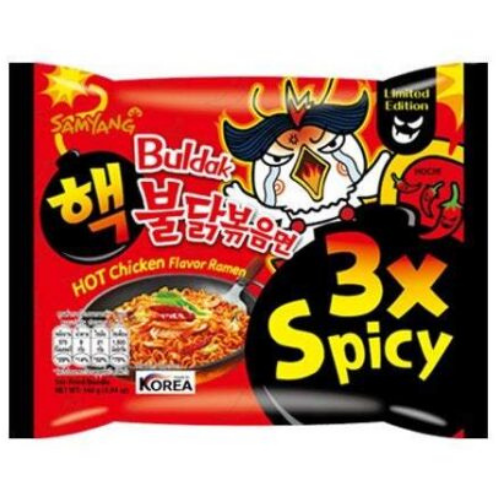 Samyang Buldak 3x Spicy Hot Chicken Flavor Ramen Korean Noodles 140g