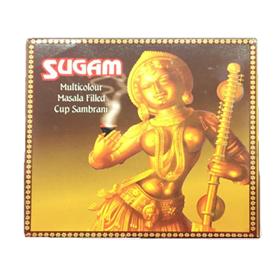 Sugam Multicolour Masala Filled Cup Sambrani