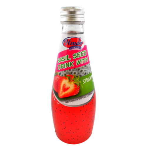 Wonder Foods Basil Seeds Strawberry Flavor Juice
