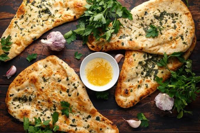 Simple Garlic Naan