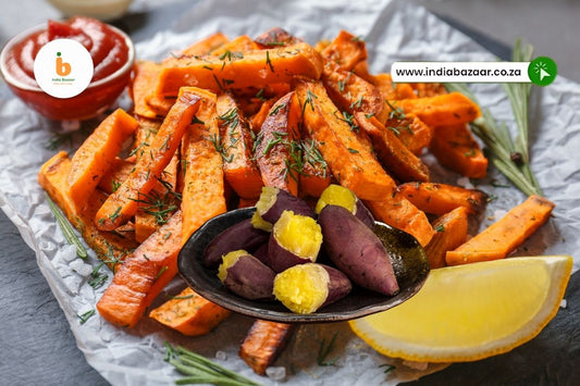 🍠 Ghee Roasted Sweet Potatoes with Indian Spices